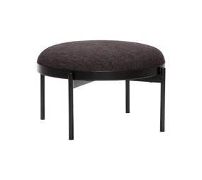 Hubsch Pouf in giro per il nero