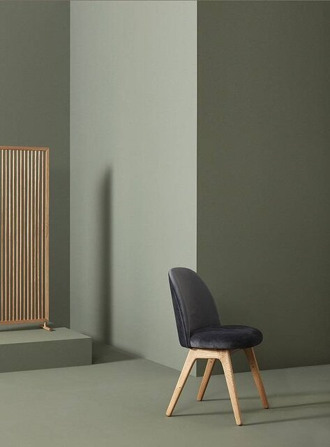 Hubsch Pantalla de madera de roble Hubsch Pantalla de madera de roble