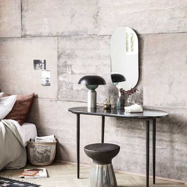 House Doctor Eda desk black marble