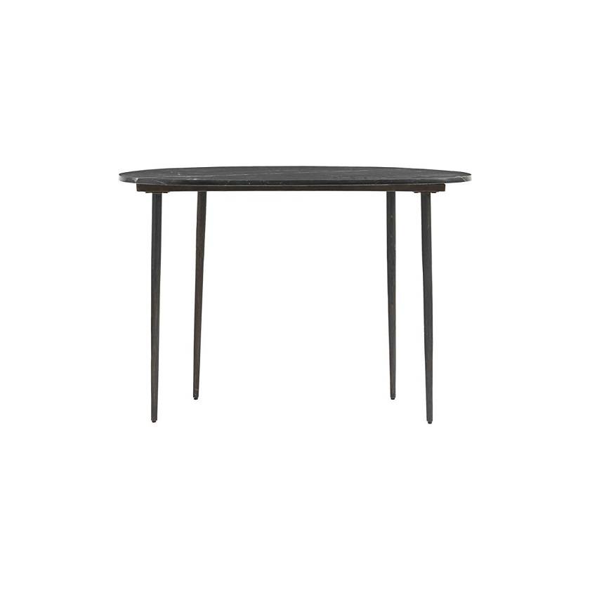House Doctor Eda Desk Table Black Marble Living And Co