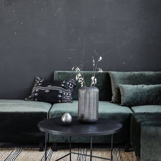 House Doctor Balance coffee table black ø70cm