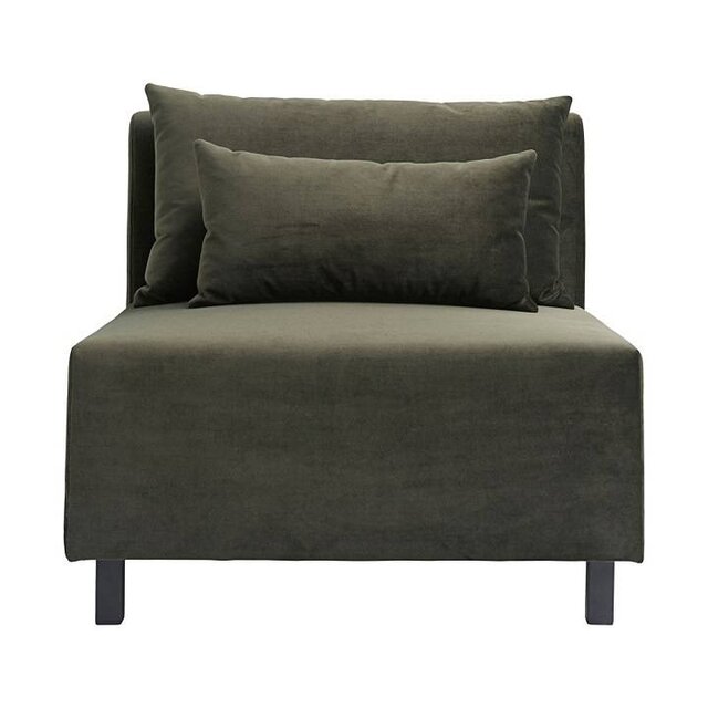 House Doctor Casa 10 bank module velvet groen