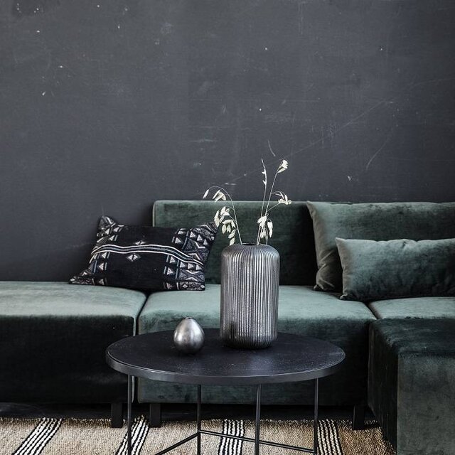 House Doctor Casa 10 bank module velvet groen