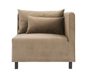 House Doctor Casa 10 divano in velluto beige House Doctor Casa 10 divano in velluto beige