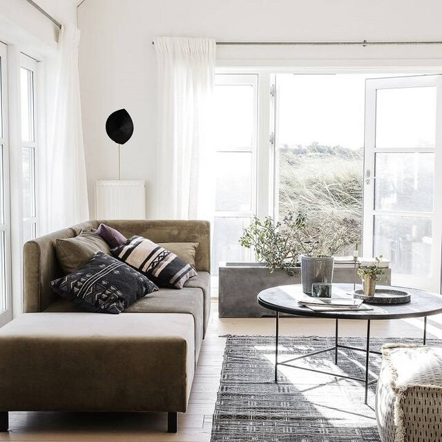 House Doctor Casa 10 sofa fløyel beige