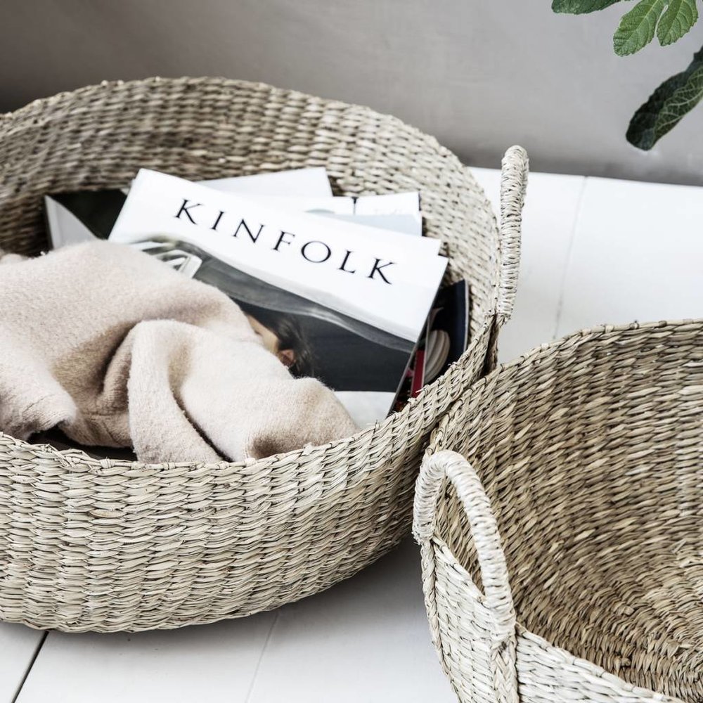 House Doctor Carry mand naturel - set van drie