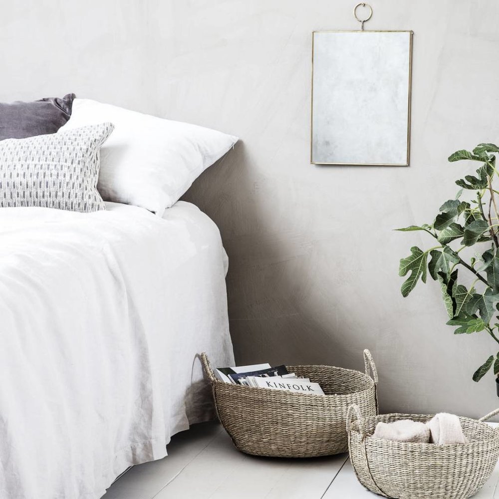 House Doctor Carry mand naturel - set van drie