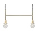 Hubsch Hanglamp messing met twee lichtbronnen Hubsch Hanglamp messing met twee lichtbronnen