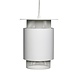 Hubsch Hanglamp wit metaal mesh Hubsch Hanglamp wit metaal mesh
