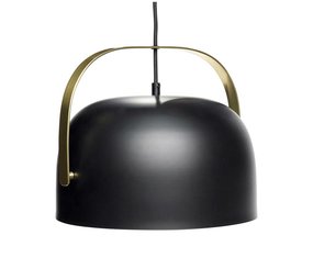 Hubsch Hanglamp zwart metaal messing Hubsch Hanglamp zwart metaal messing