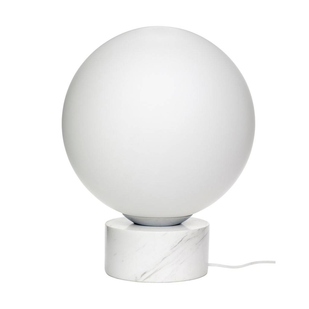 Hubsch Lampadaire en verre marbré