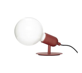 Hubsch Lampe de table en métal rouge