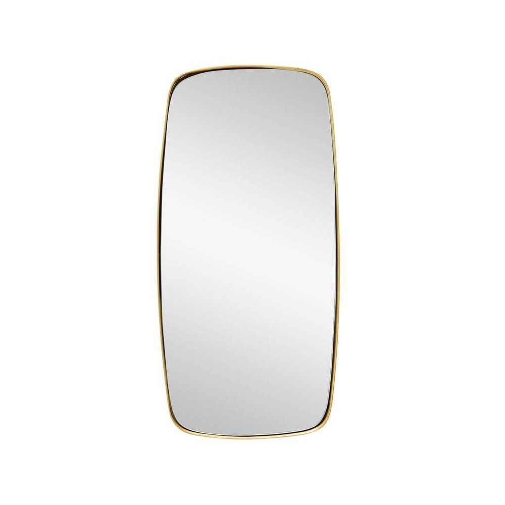 Hubsch Wall mirror brass