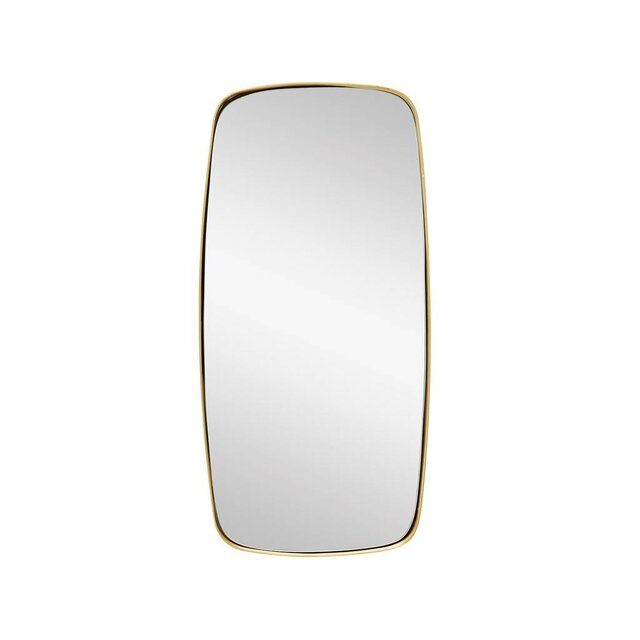 Hubsch Specchio da parete in ottone