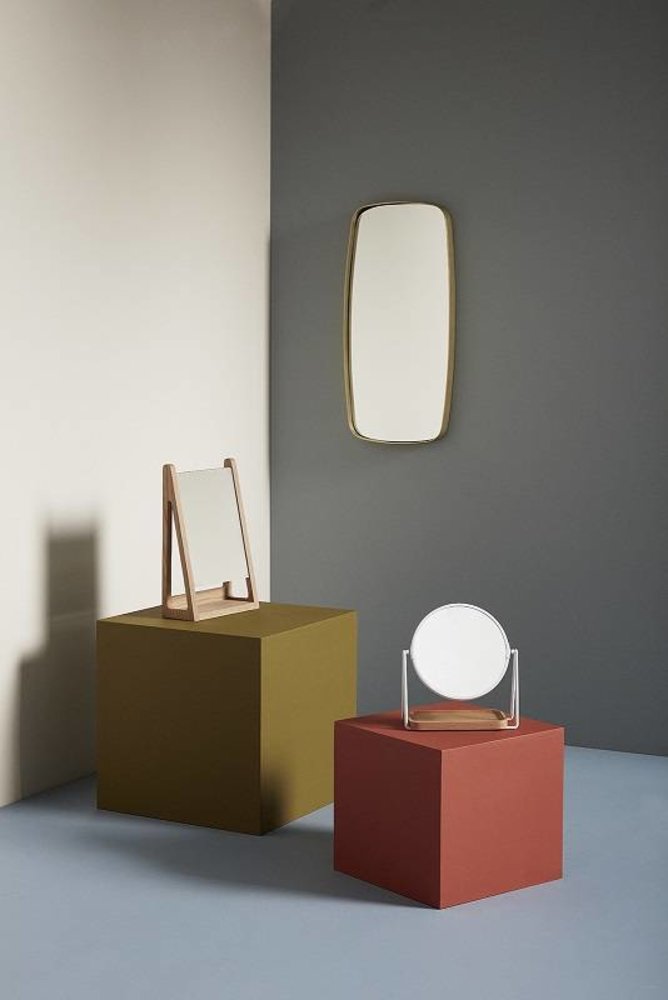 Hubsch Wall mirror brass