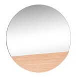 Hubsch Wall mirror around oak