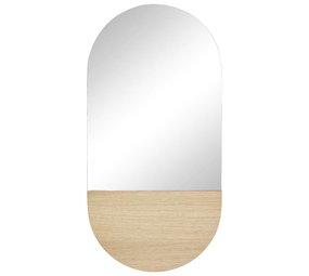 Hubsch Wall mirror around oak - Copy