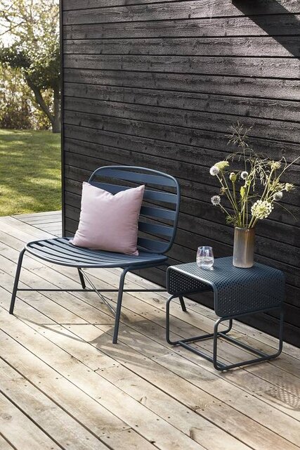 Hubsch Side table green metal