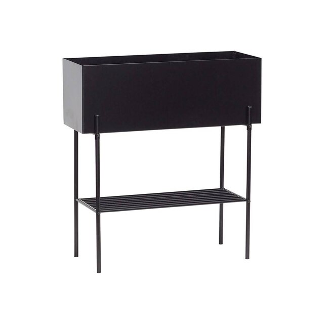Hubsch Planter black metal