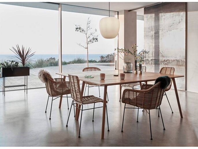 Hubsch Jardinera de metal negro Hubsch Jardinera de metal negro