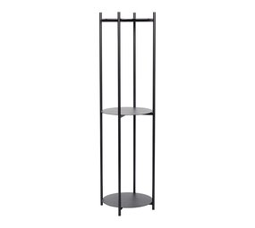 Hubsch Plant rack black metal