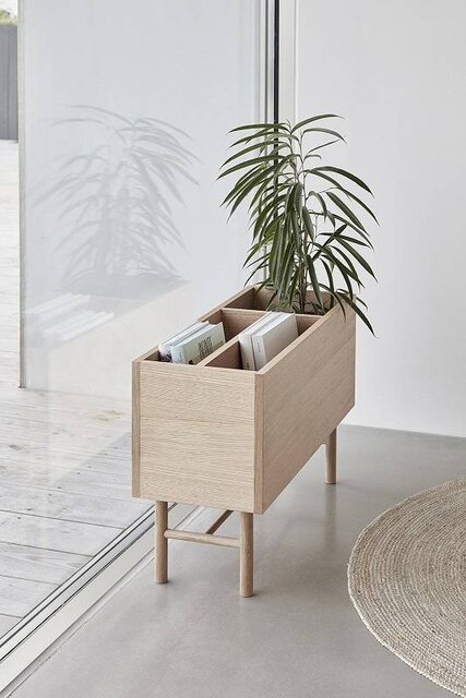 Hubsch Plantenbak eikenhout