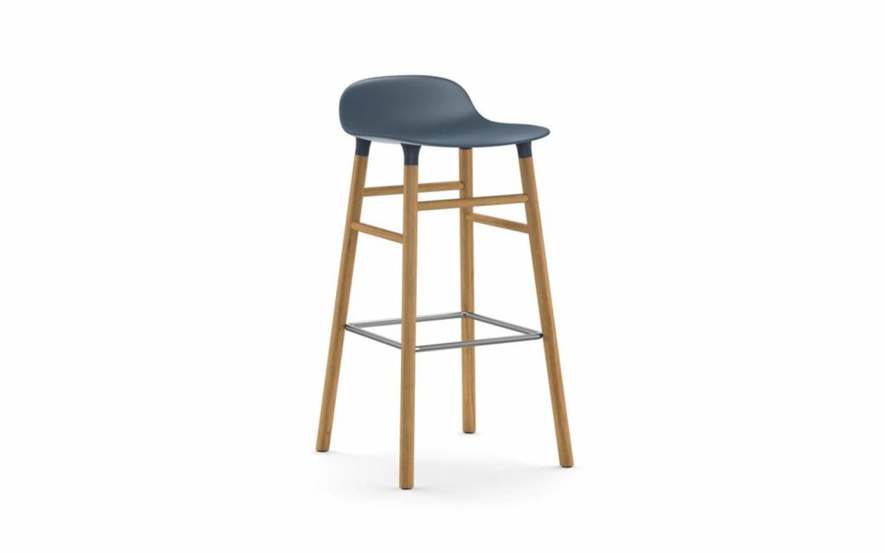 Normann Copenhagen roble forma Barstoel