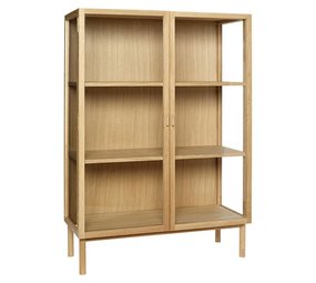 Hubsch Vitrine en bois avec portes Hubsch Vitrine en bois avec portes