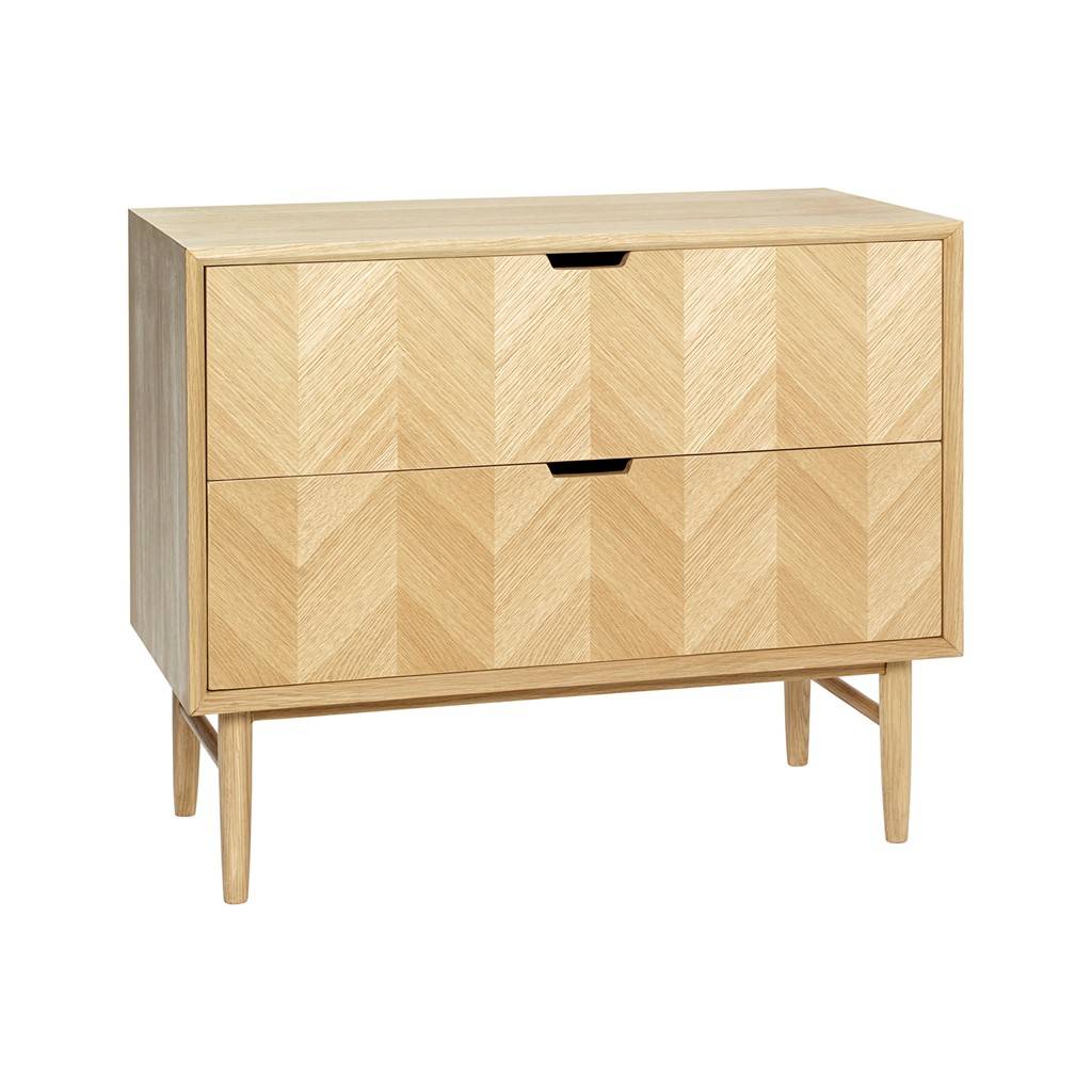 Hubsch Dresser Oak Wood With Drawers Living And Co