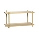 Hubsch Wandmeubel eikenhout met 2 planken Hubsch Wandmeubel eikenhout met 2 planken