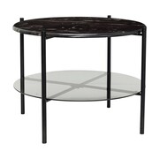 Hubsch Coffee table black marble