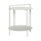 Hubsch Side table gray metal Hubsch Side table gray metal