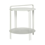 Hubsch Side table gray metal Hubsch Side table gray metal