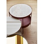 Hubsch Side table gray metal Hubsch Side table gray metal