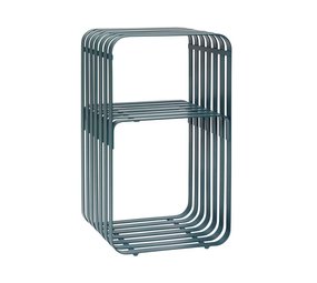 Hubsch Bijzettafel groen metaal