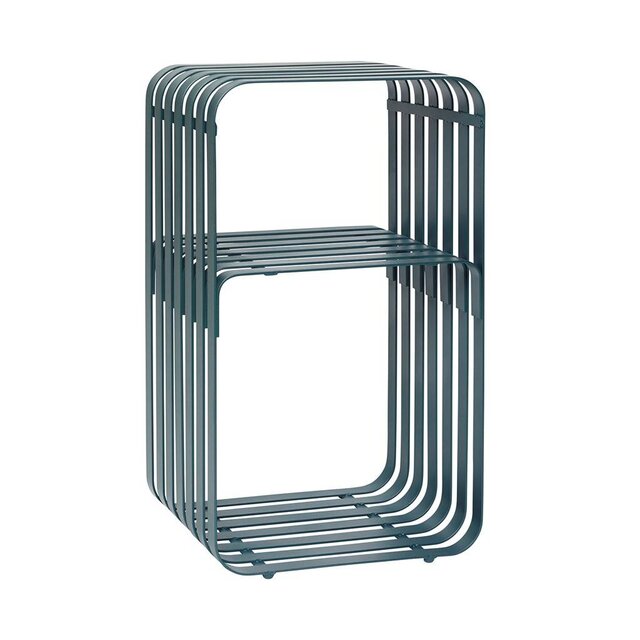 Hubsch Table d'appoint en métal vert