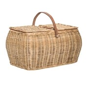 Bloomingville Basket with handle natural rattan Bloomingville Basket with handle natural rattan
