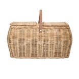 Bloomingville Korb mit Griff aus natürlichem Rattan Bloomingville Korb mit Griff aus natürlichem Rattan