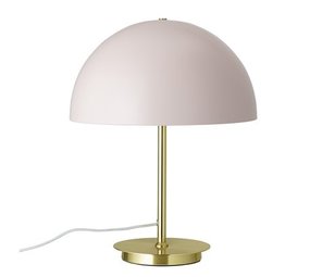 Bloomingville Lampada da tavolo in oro con paralume rosa