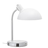 Bloomingville Lampe de table en métal blanc