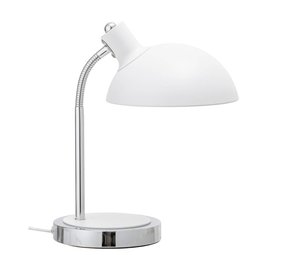 Bloomingville Bordslampa vit metall