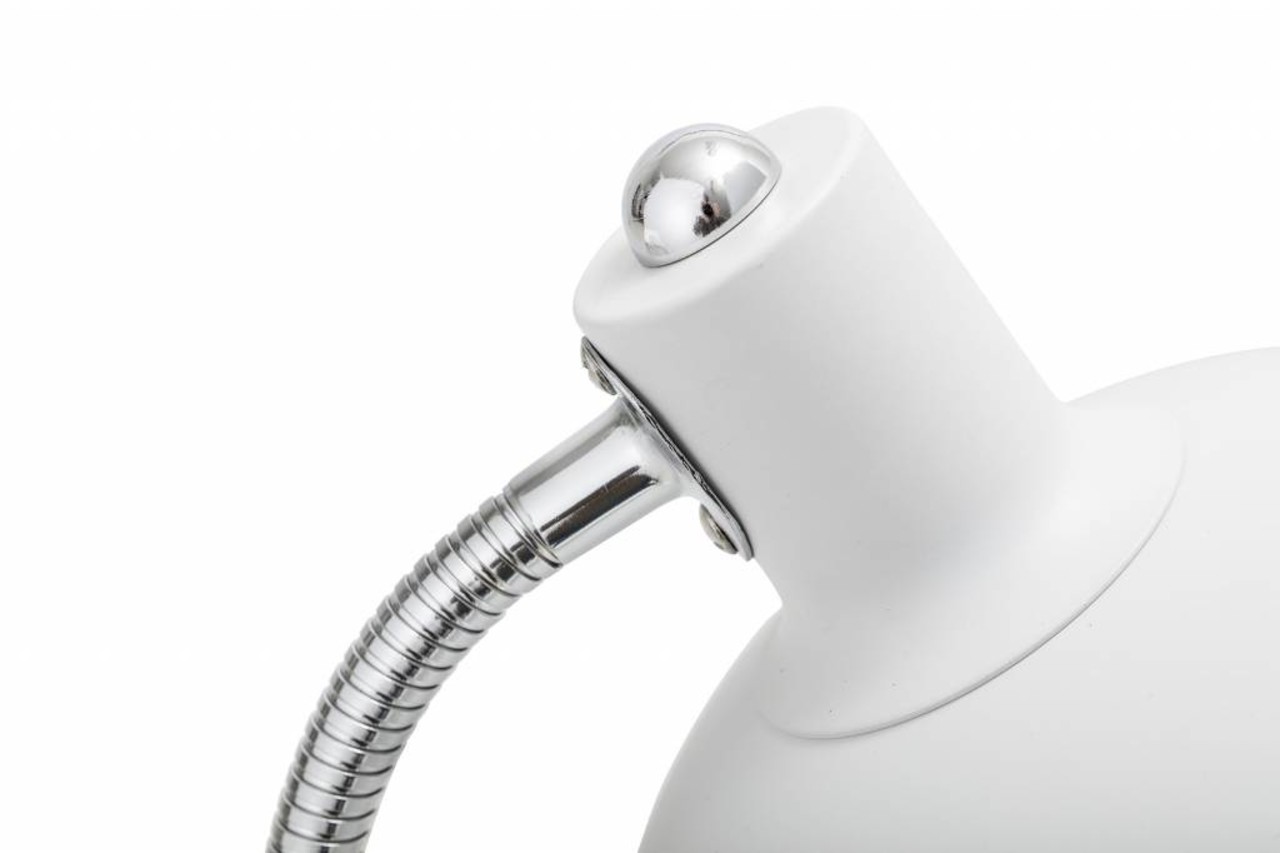 Bloomingville Bordslampa vit metall