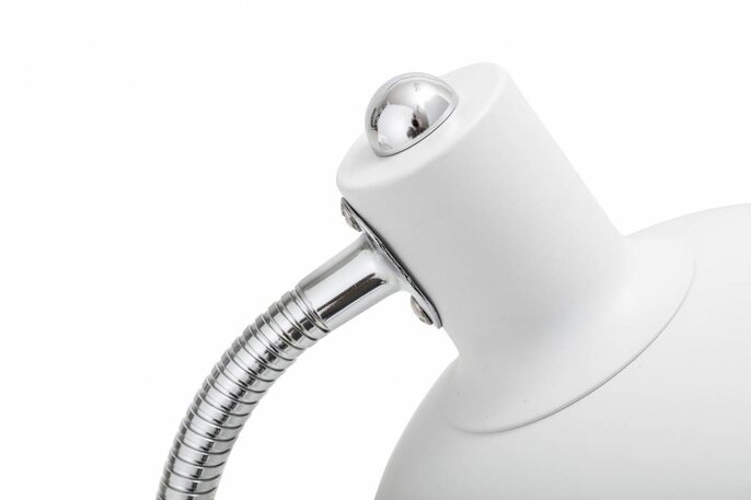 Bloomingville Bordlampe hvitt metall