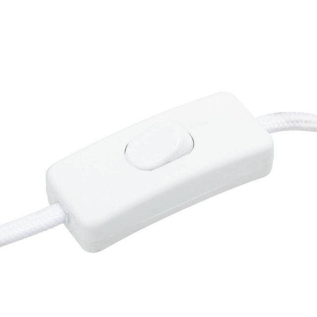 Bloomingville Bordlampe hvitt metall