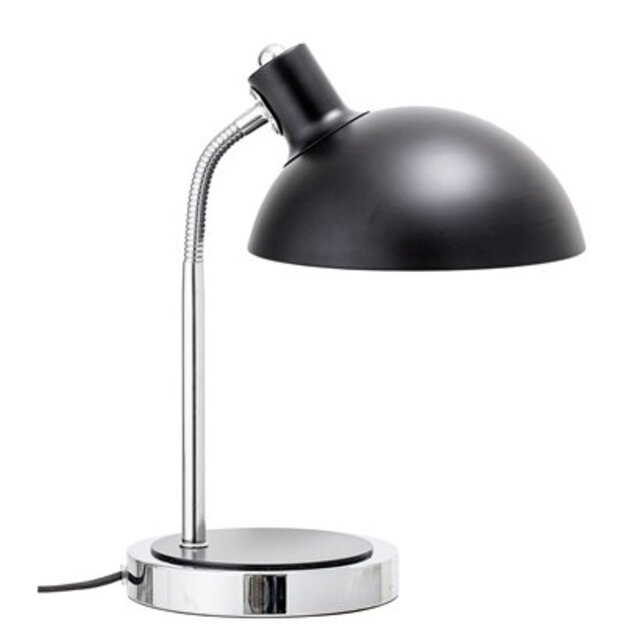 Bloomingville Lampe de table en métal noir