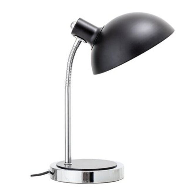 Bloomingville Lampe de table en métal noir
