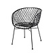 Bloomingville Loungestoel zwart rotan Bloomingville Loungestoel zwart rotan
