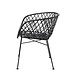 Bloomingville Loungestoel zwart rotan Bloomingville Loungestoel zwart rotan