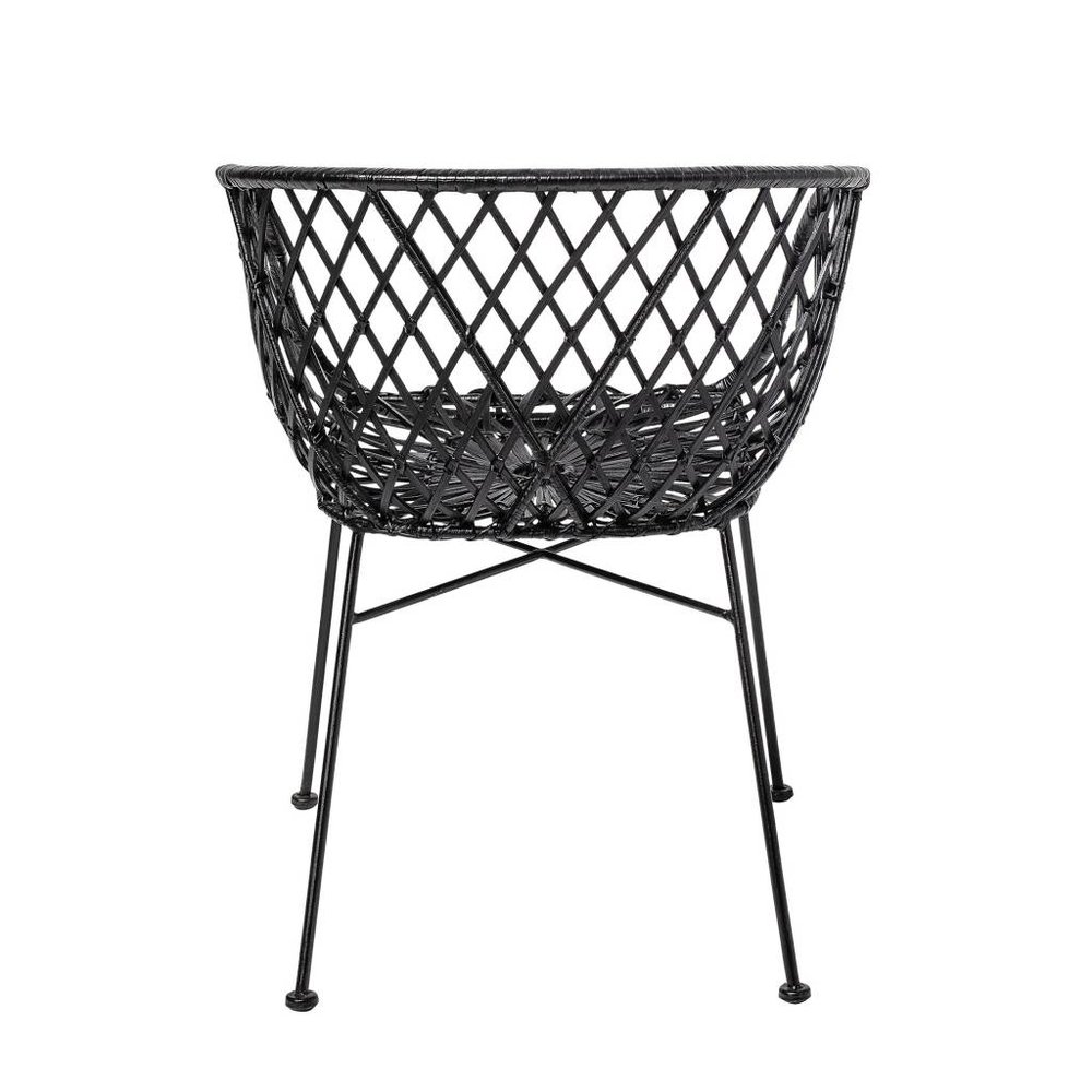 Bloomingville Lounge stol black rattan Bloomingville Lounge stol black rattan