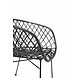 Bloomingville Loungestoel zwart rotan Bloomingville Loungestoel zwart rotan